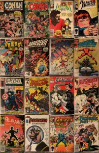 Lot of 16 Comics (See Description) Daredevil, Conan, Fantastic Four, Count Du...