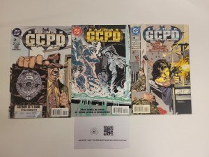 3 Batman GCPD DC Comic Books #1 2 4 24 TJ11