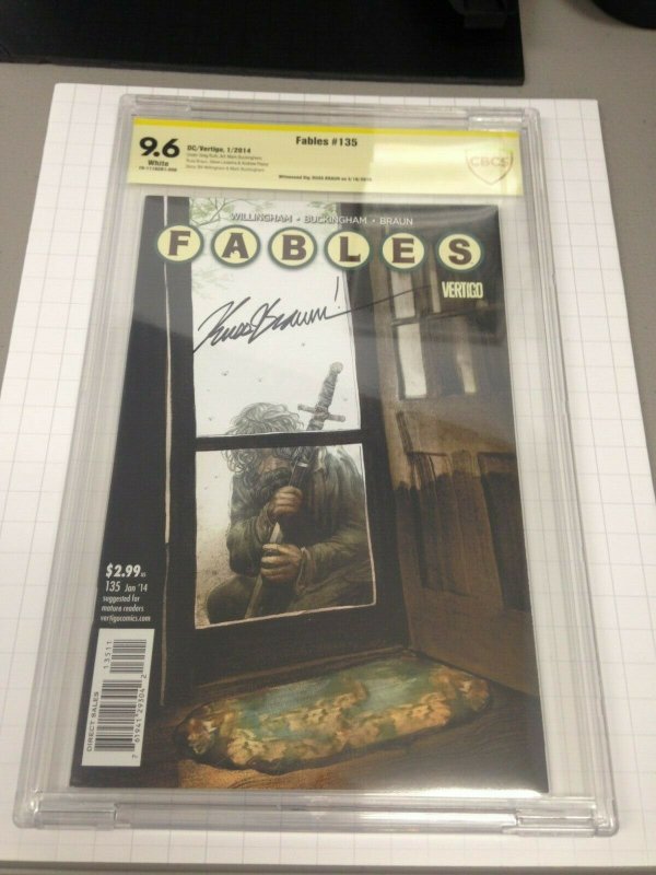 Fables 135 CBCS 9.6 Signed Russ Braun