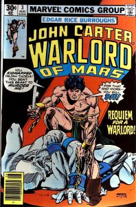 John Carter Warlord of Mars #3 (1977)