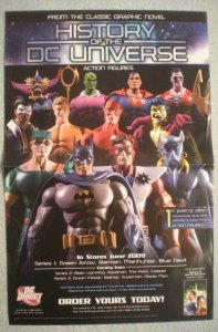 HISTORY OF THE DC UNIVERSE Promo Poster, 2009, Unused, more in our store