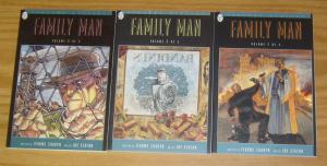 Family Man #1-3 VF/NM complete series - jerome charyn - joe staton - mystery set