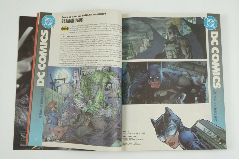 Previews Vol 12 #8 August 2002 - Batman #608 preview HUSH Jim Lee Warren Ellis