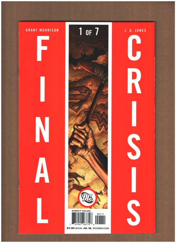 Final Crisis #1 DC Comics 2008 Grant Morrison Superman Batman NM- 9.2