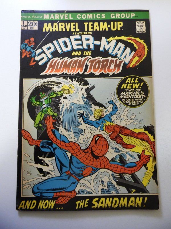 Marvel Team-Up #1 (1972) VG/FN Condition 1/2 tear fc