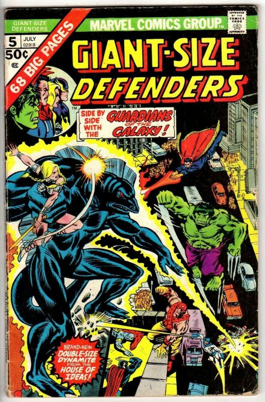 DEFENDERS GS 5  G-VG  GUARDIANS OF THE GALAXY