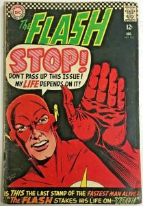 FLASH#163 GD 1966 DC SILVER AGE COMICS