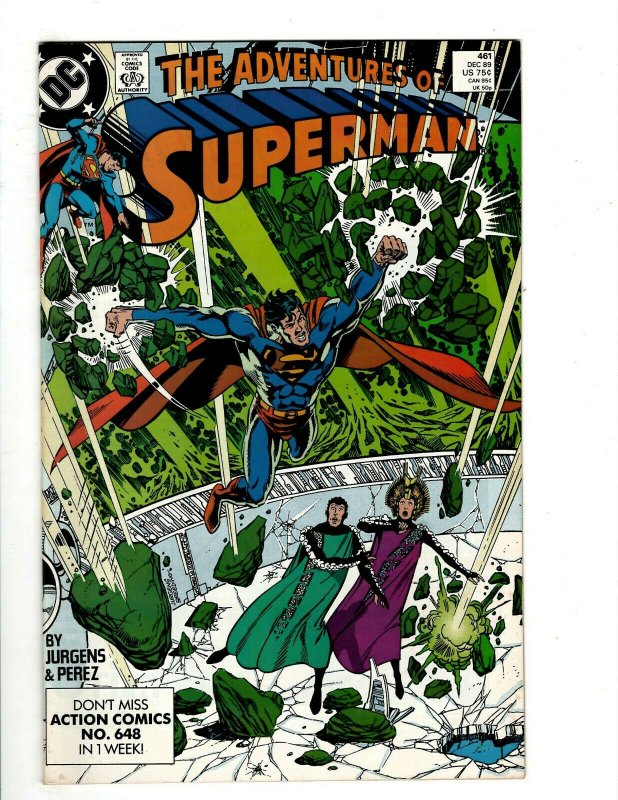 12 Adventures of Superman DC Comics 453 454 457 458 459 460 461 462 463 + HG1