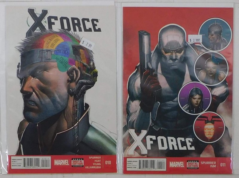 X-Force Lot of 2 #10, 11 (2014) Marvel Comics 1st Print Comic Books