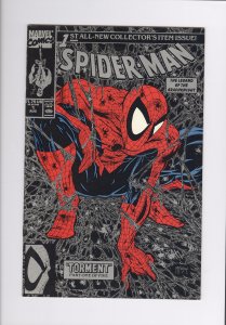 Spiderman   (NM)  Near Mint  (1990)  Silver Edition  Super High Grade