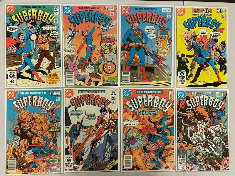 New Adventures of Superboy lot #1-54 all 29 diff books range avg 7.0 (1980-'84)