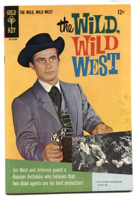 The Wild Wild West #3 1968 -- Gold Key TV Comic -- VG/F