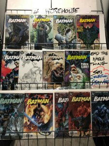 BATMAN 608-619 (both 613s)Jeph Loeb,Jim Lee,S Williams 21st century classic HUSH