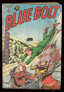 BLUE BOLT v.5 #8 1945-DICK COLE-EDISON BELL---SGT SPOOK VG