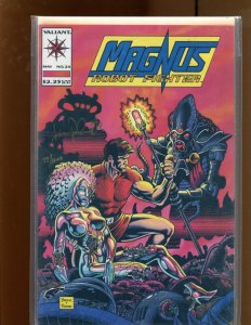 Magnus Robot Fighter #24 - NINE PIECE DUTCH/SIGNED BY PATMATTI! (9.0/9.2) 1993