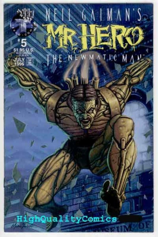 MR HERO #4 5 6, NM, Neil Gaiman's, Robot, Bryan Talbot, 1995, SteamPunk