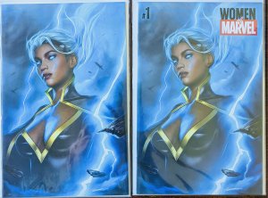 WOMEN OF MARVEL #1 - SHANNON MAER VARIANT SET. EXCLUSIVE LIMITED MINT!