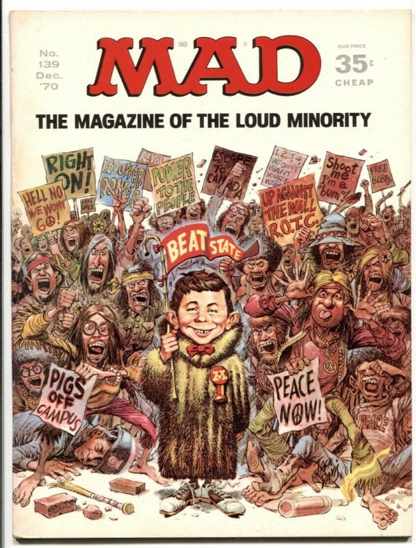 Mad-Magazine-#134-Dec-1970-Mort Drucker-Don Martin-David Berg