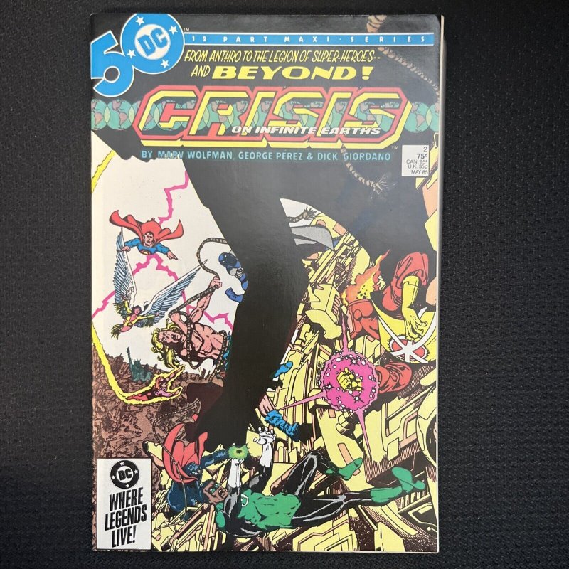 Crisis on Infinite Earths #1 - 12  + Index. (1985 DC) All Books Are Gorgeous.