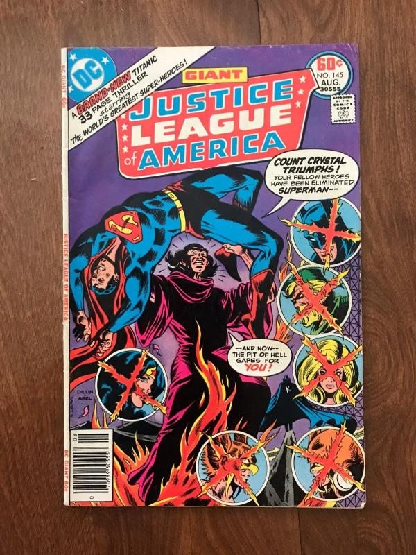 Justice League of America #145  (DC Comics; Aug, 1977) - Giant issue - Fine+