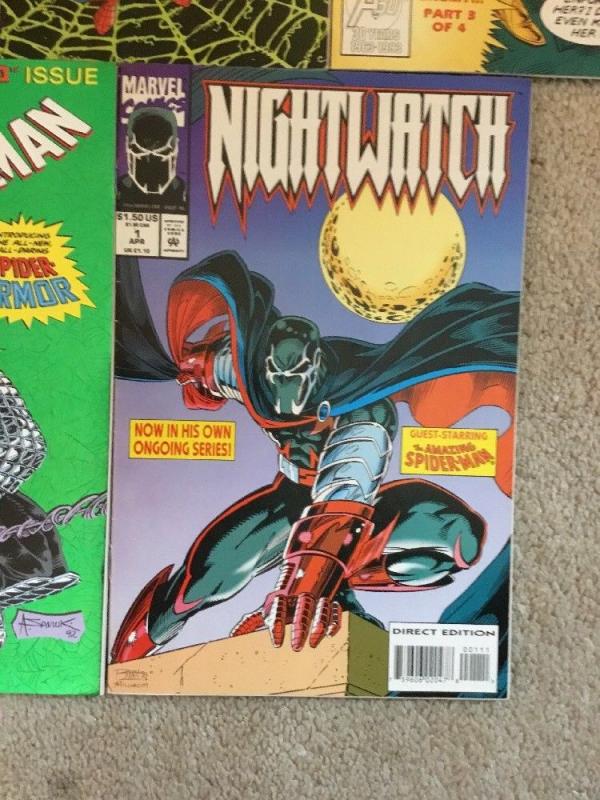 Web Of Spider-Man 97 98 99 100 & Nightwatch 1 VF/VF+