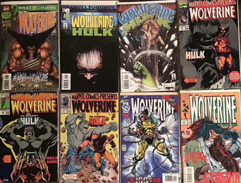 WOLVERINE/HULK 8 BOOK LOT (MARVEL)WOLVERINE #80(KEY ISSUE)PLUS 7 OTHERS NM 