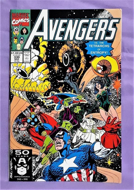 AVENGERS #323 - 332 1st Appearance Origin of RAGE (Marvel 1991) 