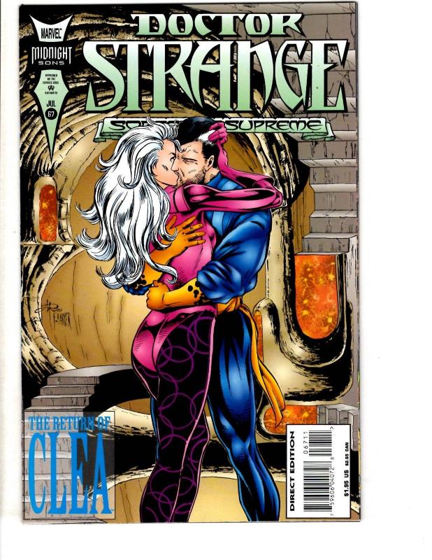 Lot Of 10 Dr. Strange Marvel Comic Books # 63 64 65 66 67 68 69 70 71 72 DB2