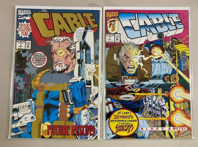 Cable #1 Future Destiny + Cable Blood Metal #1 Marvel 2 pieces 8.0 VF (1990s) 