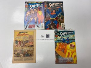 4 DC comic book Superman Man of Steel #29 30 31 Jimmy Olsen #86 60 KM9