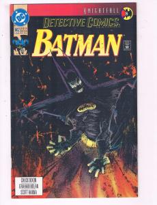 Detective Comics #662 VF DC Comics Knightfall Comic Book Dixon Batman 1991 DE20