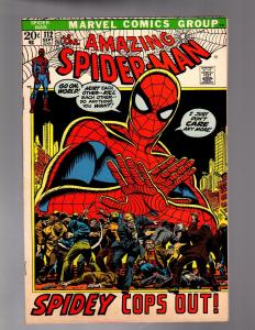 SPIDERMAN 112  FINE PLUS  Sept. 1972