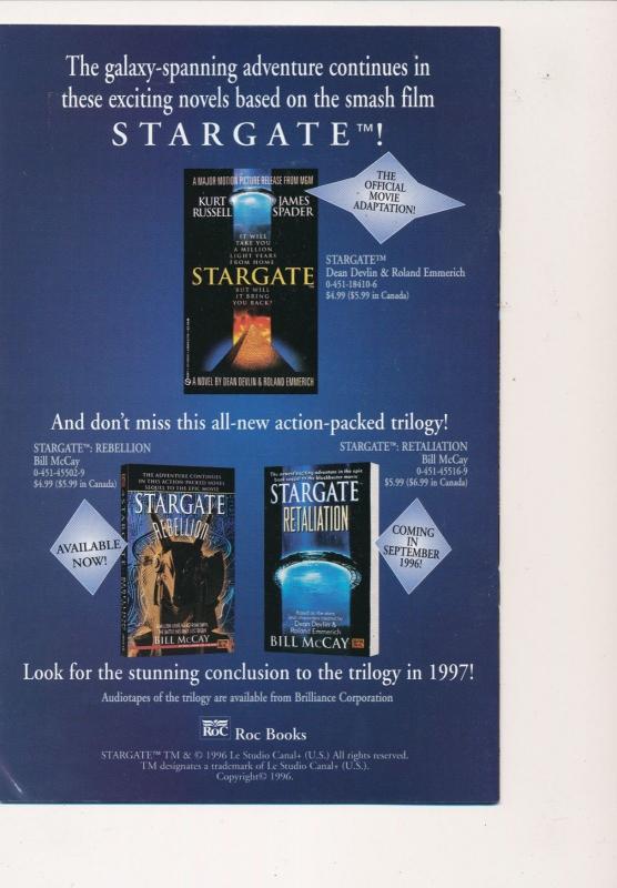 STARGATE #1,2 ENTITY COMICS (1996) ~ VF/NM (PF265)