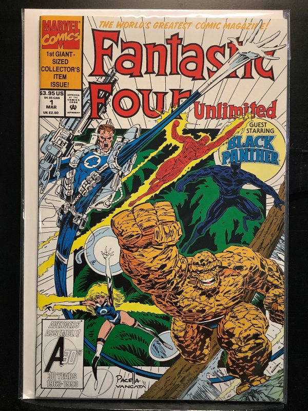 Fantastic Four Unlimited #1 Direct Edition (1993)