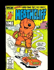 Lot of 12 Heathcliff! Marvel Comic Books #1 2 3 4 6 7 8 9 11 13 16 17 J344