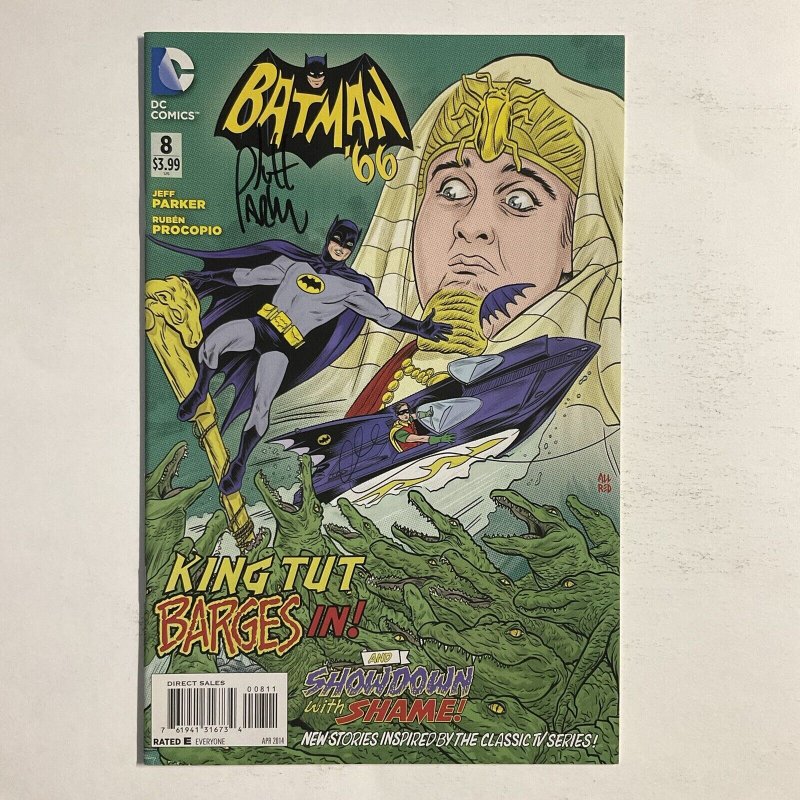 Batman 66 8 2014 Signed by Jeff Parker DC Comics NM near mint