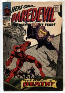 DAREDEVIL #20--comic book--MARVEL--GENE COLAN--comic book