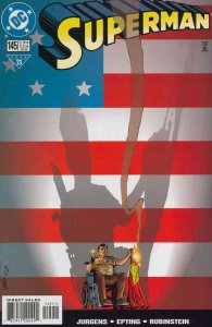 Superman (2nd Series) #145 FN ; DC | American Flag Cover Wheelchair