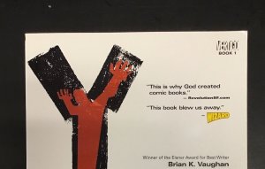 “Y The Last Man Vol. 1 Unmanned” VertigoDC Comics TPB BK Vaughan