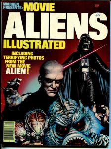 Movie Aliens Illustrated #4 1979-Warren-Darth Vader-Alien-Dr Who-FN/VF