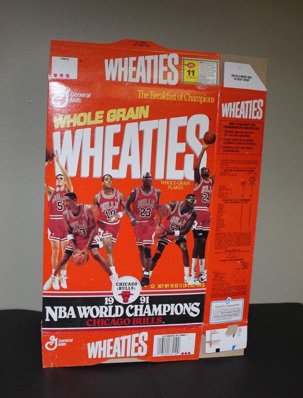 Chicago Bulls Wheaties Box / 1991