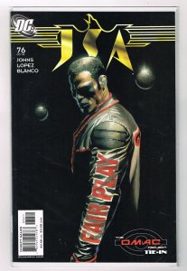 JSA #76 (2005) DC Comic Alex Ross Cover: The Omac Project Tie-In