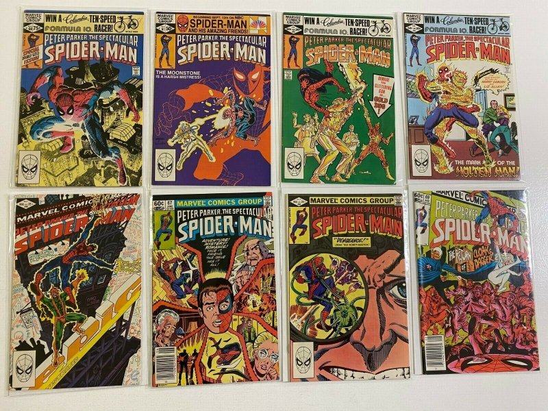 Spectacular Spider-Man lot 20 diff from:#60-88 6.0 FN (1981-84)