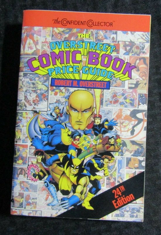 1994 Overstreet COMIC BOOK PRICE GUIDE #24 FVF 7.0 X-Men Cover