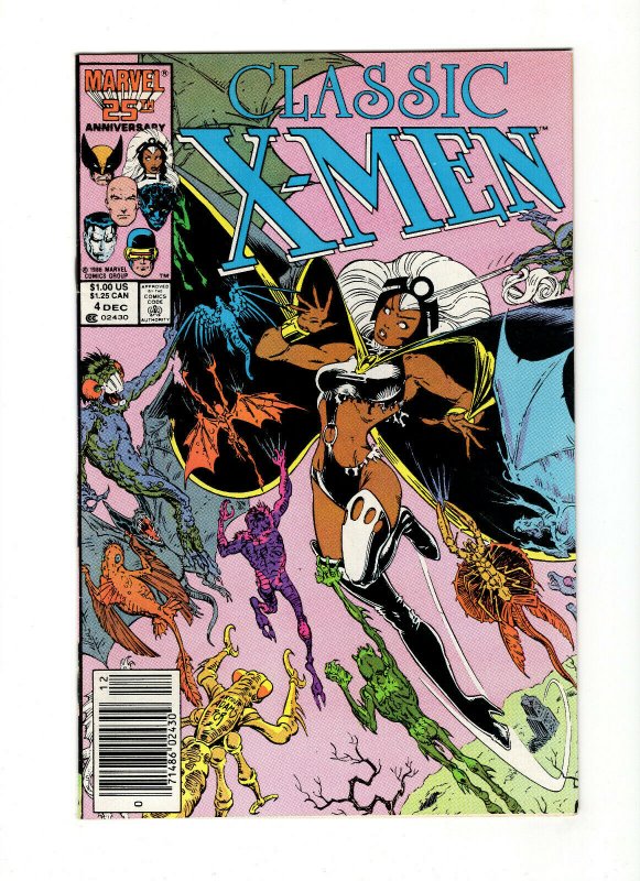 Classic X-MEN #4 (1986, Marvel) Newsstand 