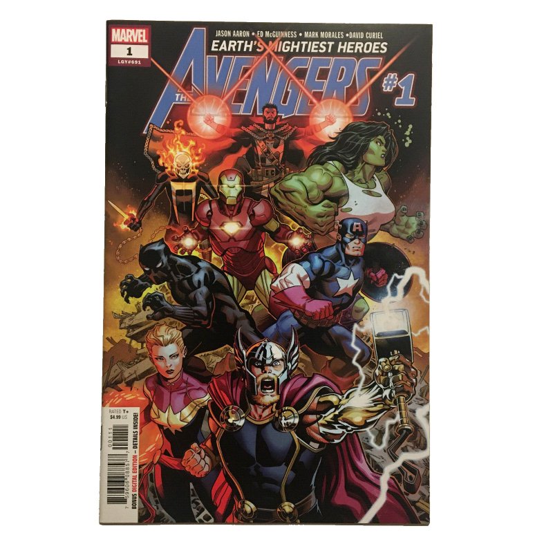 The Avengers Vol 8 #1 #2 #3 Set Lot Jason Aaron Ed McGuinness 2018 Marvel