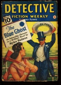 DETECTIVE FICTION WEEKLY 1940 FEB 3-PULP-RARE VG