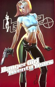 2018 IDW DANGER GIRL TWENTY YEARS 2nd Print SILVER FOIL VARIANT COVER