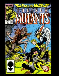 Lot of 12 The New Mutants Comics #50 52 53 54 55 57 58 59 60 61 62 63 SM20