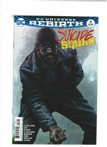 Suicide Squad #6 VF/NM 9.0 DC Comics Rebirth 2016 Bermejo Variant, Harley Quinn